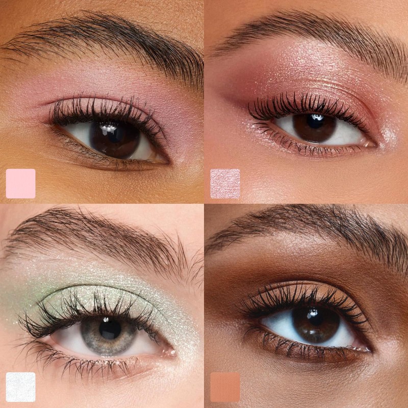 FOCALLURE Shimmer Matte Eyeshadow Palette,Smooth Mineral Eyeshadow Pigment,Easy to Create