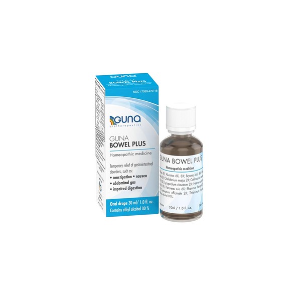 GUNA Bowel Plus – Homeopathic Supplement for Digestive Health Support