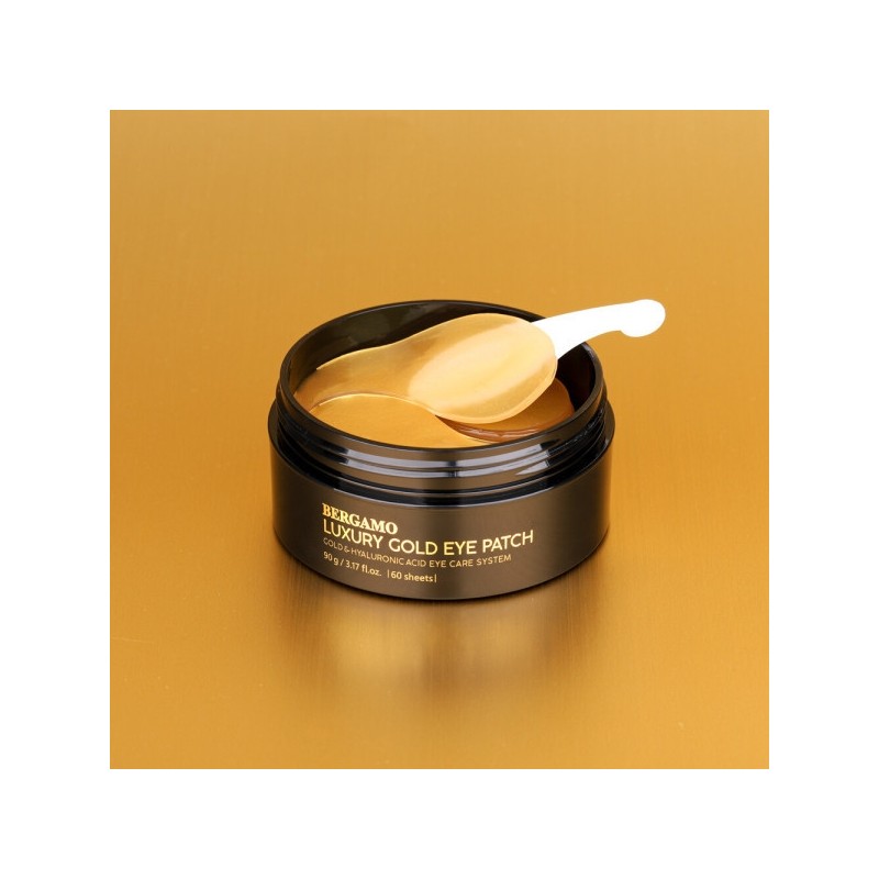 Bergamo 24k Luxury Gold Hyaluronic Acid Eye Patches (60 sheets)