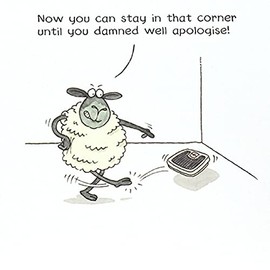 The Funny Farm Humorous Male/Female Birthday Card from Paperlink - Scales Apologise - for Him/Her