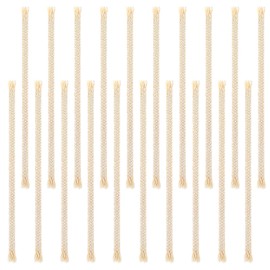 20 PCS 1/4" Oil Lamp Wicks, Cotton Braided Lamp Wicks Round Cotton Candle Wick for Candles Making DIY Oil Lamps Alcohol Candle Burner