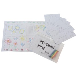 Happy Haven Coloring Disposable Placemats for Baby & Kids, 20 Pack, Restaurant Table Mats 10” x 14” Place Mats, Toddler Placemat for Dining Table, Travel, and Restaurants, Toddler Baby Placemat