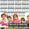 15 Pieces Cursive Alphabet Line Bulletin Board Set ABC Alphabet