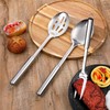 Serving Spoons Large, Stainless Steel Kitchen Utensils Set, 3-Piece Cooking