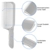 2Pcs Fading Comb Barber for Clipper Longer Hair Flat Top