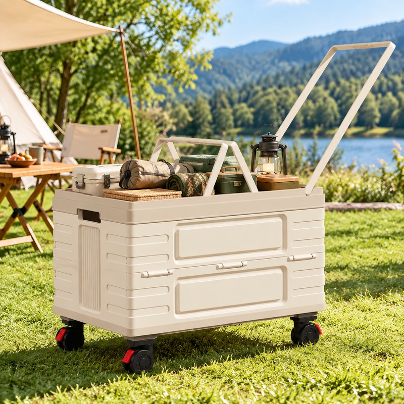 Heavy Duty Folding Storage Cart for Home & Outdoor Use