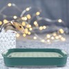 POPETPOP Bunny Litter Box Rabbit Toilet Tray Rectangular Pet Potty