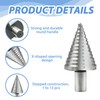 Step Drill, Peeling Drill 5-35 mm, HSS Stainless Steel, 15
