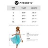 Fisoew Womens Summer Boho Maxi Skirt Casual Asymmetric High-Low Hem