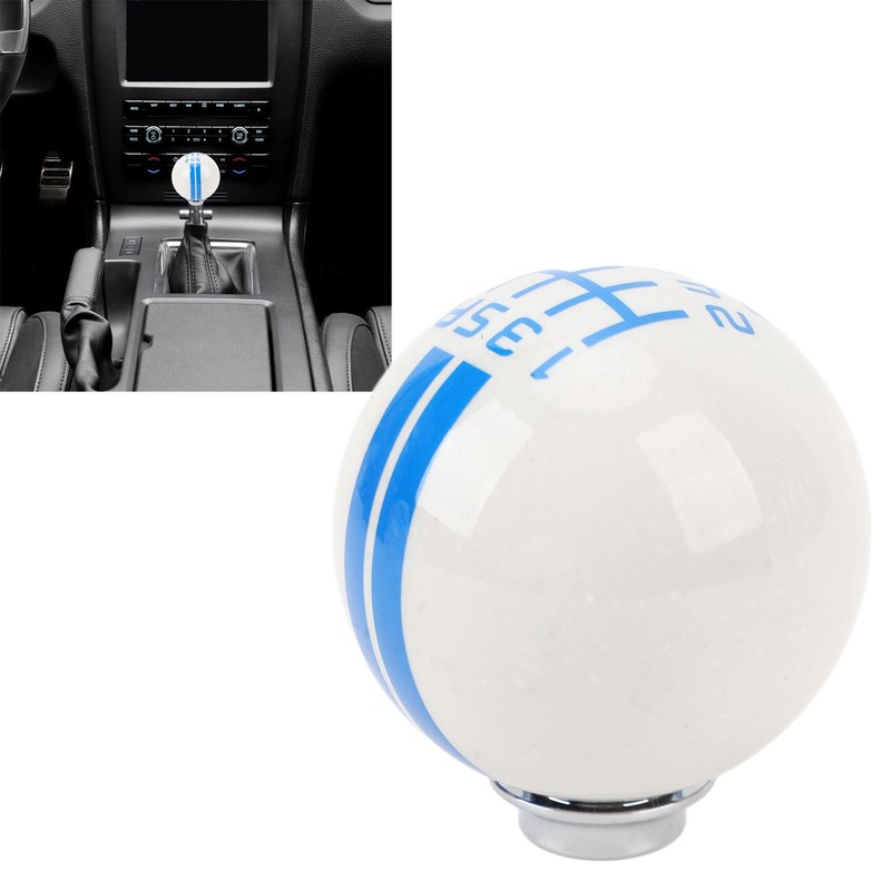 Gear Shift Knob with 3 Adapters Comfortable Grip 6 Speed