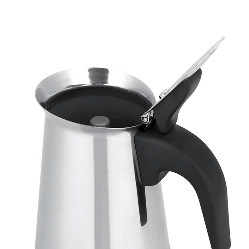 Portable Stainless Steel Coffee Pot Moka Espresso Maker Mocha Pot