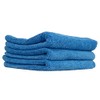 Chemical Guys MIC10203 Microfiber Towel, 16" x 16", Blue, Pack