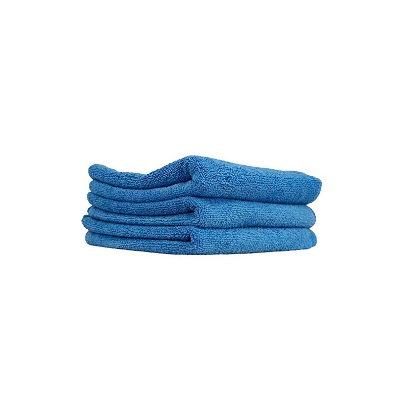 Chemical Guys MIC10203 Microfiber Towel, 16" x 16", Blue, Pack
