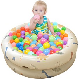 Piscina Inflable para Niños de 88cm x 26cm, Piscina Hinchable Plegable Espesada, Minipiscina Familiar de Estilo Coqueto para Interior o Exterior,
