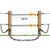 CYM-INSIST 24 ft Electric Fence Gate Handle Kit with Heavy