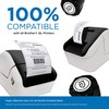 Aegis Adhesives - Compatible Labels Replacement for Brother DK-1201 (1.1"