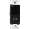 Eaton TR7730BK 15-Amp 3-Wire Tr Receptacle 120V Decorator Combination Single-Pole