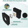 Lominie LED Aquarium Light, Full Spectrum Fish Tank Light, Clip