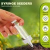 Mini Seed Spreader Precision Seed Dispenser with Transparent Window -