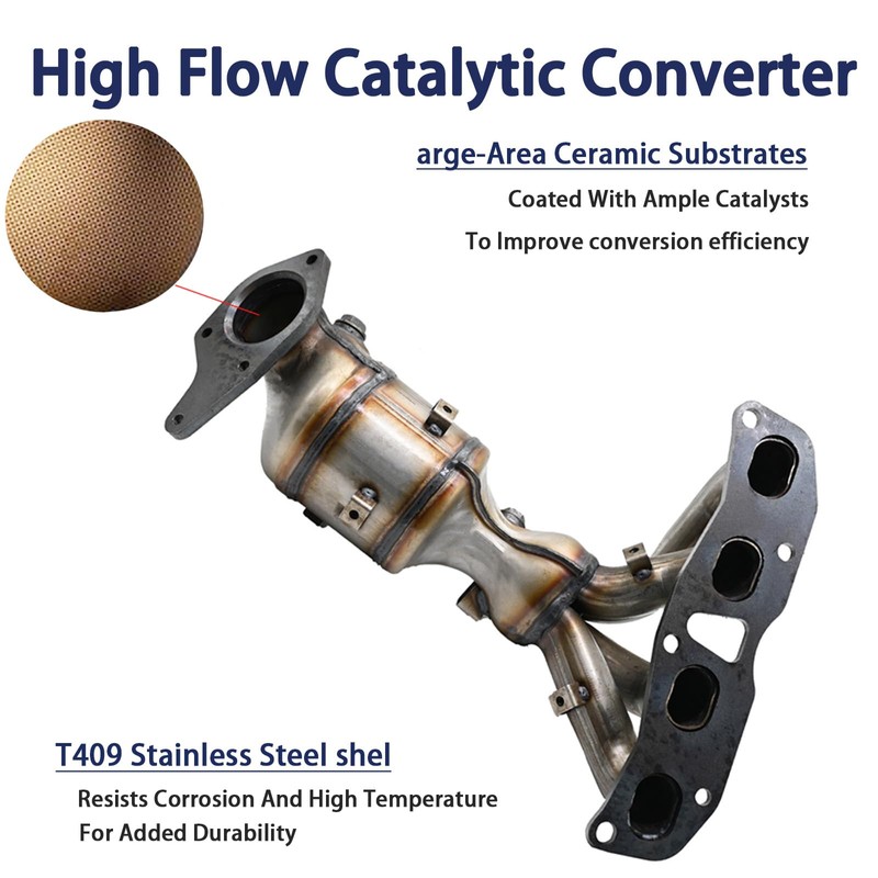 Liangchi High Flow Front Catalytic Converter Kit Direct-Fit Nissan Altima