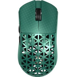 M5 Ultra 39g Carbon Fiber Wired Gaming Mouse,42K DPI PAW3950 Sensor,8KHz Polling Rate Computer Mice,Web Driver Support,for Win/Mac/FPS/MOBA/Esports-Green (B)