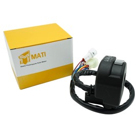 M MATI Left Handlebar Start Stop Headlight Override Switch for Yamaha Big Bear 400 YFM400 Grizzly 350 YFM350 400 YFM400 450 YFM450 660 YFM660 Kodiak 450 YFM450 5KM-83972-00-00
