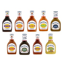 Sweet Baby Ray’s Sauce 9-Pack Variety Sampler – BBQ, Wing & Marinade Gift Set