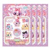 Wishcat Smart Cat Kids' Transfer Tattoo Stickers (4-Pack) Decoration