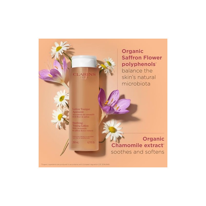 Clarins LOTION TONIQUE APAISANTE peaux sèches ou fragilisées 200 ml