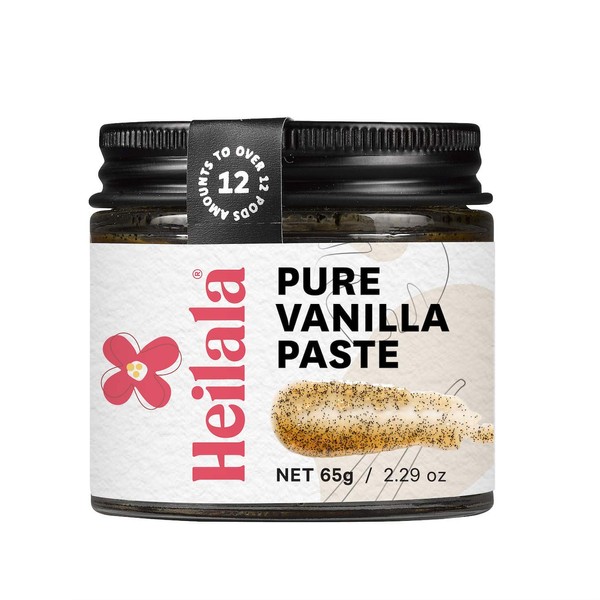 Vanilla Bean Paste for Baking - Heilala Vanilla, the Choice of World's Best Chefs & Bakers, Using Sustainable, Ethically Sourced Vanilla, Hand-Selected from Polynesia, 2.29 oz