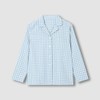 JAJU [JAJU/자주] 여 플란넬 파자마 세트_다크 블루 [JAJU] Women's Flannel