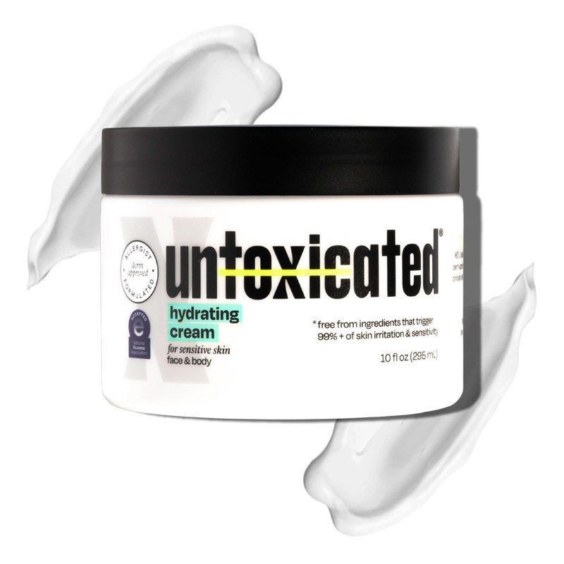 Untoxicated Moisture Boost Hydrating Cream for Sensitive Skin with Ceramides