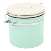 Coffee Canister Mint Green Food Grade Stainless Steel Airtight Coffee