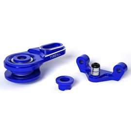 TREAL Losi Promoto MX Servo Saver Assembly, 25T/23T Aluminum 7075 Upgrades for Losi 1/4 FXR Motorcycle(Gold)