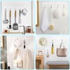 Adove Adhesive Hooks for Hanging, 24 Pack Heavy Duty Wall