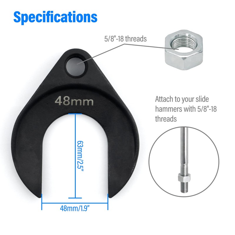 Julaiwy CV Axle Removal Tool 48mm