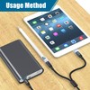 AGVEE 5ft USB-C Male to Lightning Female Charging Pencil Adapter