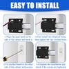 Magnetic Push Latch Catch 4 Pack Pressure Touch Release Catches