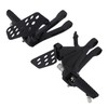 TCMT Sand Black Front Footrest Foot Pegs Bracket Set Fit