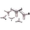 Metaland Stainless Steel 3/4" Hose Barb Y Barbed Fitting 3