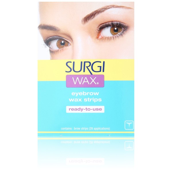 Surgi-Wax Brow Shapers For Brows, 28 Strips (pack of 4)
