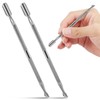 2 Pcs Cuticle Pusher Cutter and Remover, Professional Double Ended