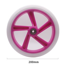 2PCS 200mm Adult Scooter Wheels with Abec 9 Bearings for Razor and Adult Kick Scooters (Purple)