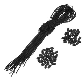 Gatuida 30Sets Breakaway Clasp Lanyard Kit with Nylon String Cords for Jewelry Making Rope Necklace Connectors for Bracelets Necklaces and DIY Craft Projects