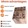 Snblzhef Woodturning Essentials: 20 Pcs 7mm Pre-Drilled Wood Pen Blanks