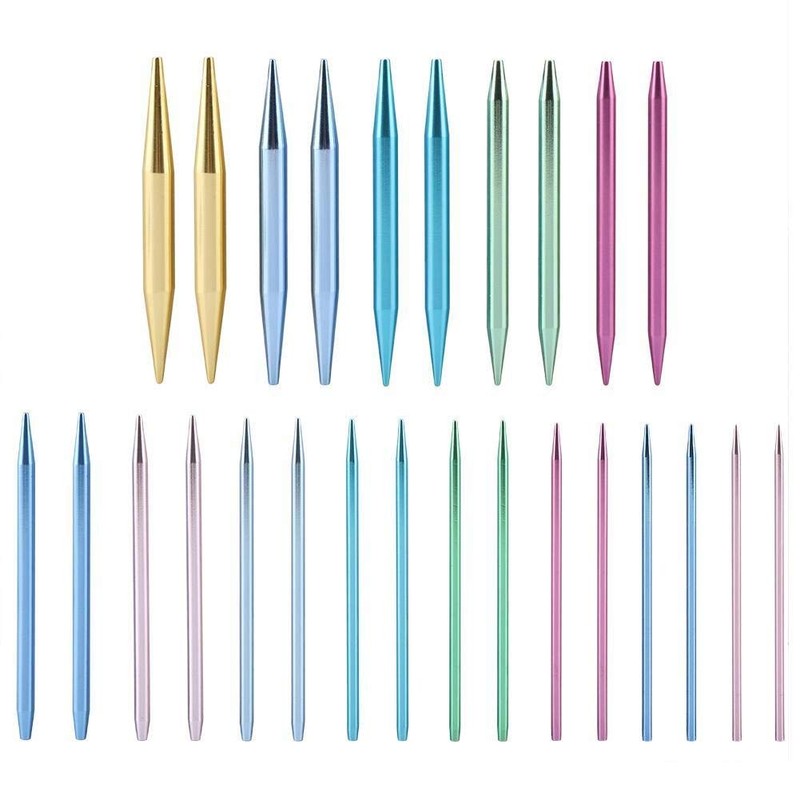 KSTE Interchangeable Circular Knitting Needles, 1 Set Interchangeable Circular Knitting