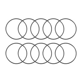 sourcing map Metric Nitrile Rubber O-Rings Seal 47 mm AD 44 mm ID 1.5 mm Width Pack of 10