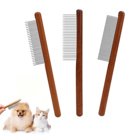 CZFDCK 3 Pcs Cat Comb, Cat Comb For Short Haired Cats, Cat Comb For Long Haired Cats, Electric Flea Comb for Cats Cat Grooming Comb Pet Combs For Cat Dogs Removes Knots & Dead Hair Grooming Comb