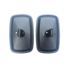 2 x rear view mirrors 232 x 145 diameter 15-18 universal truck tractor excavator