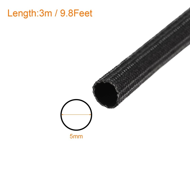 Rebower Cable Insulation Sleeve Flexible Cord Protector, [for Motor, Computer,